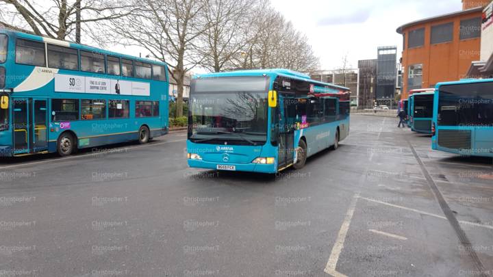 Image of Arriva Beds and Bucks vehicle 3027. Taken by Christopher T at 11.22.00 on 2022.02.14